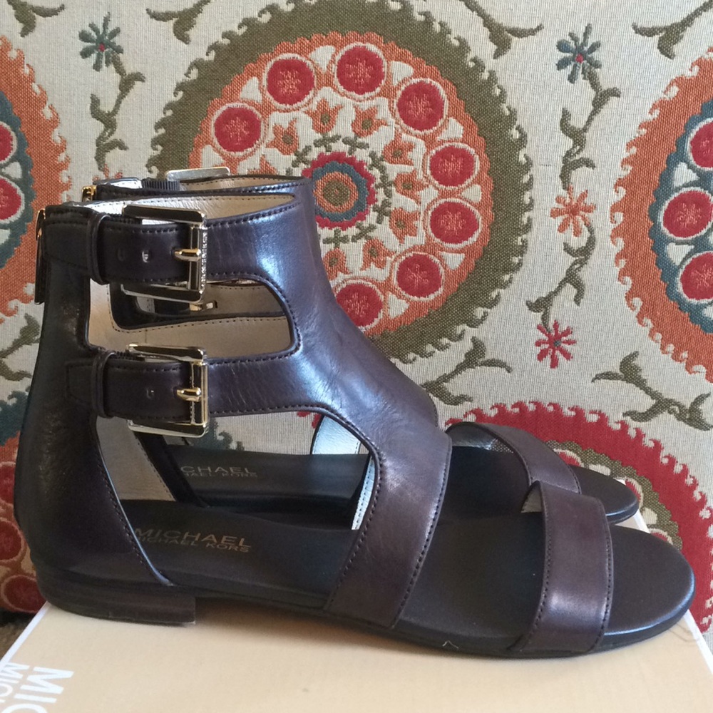 Michael Kors 7 brown gladiator sandal